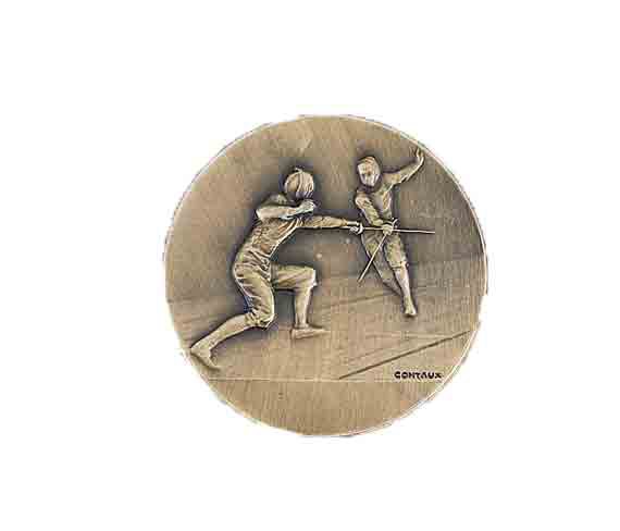 médaille 50mm escrime
medal 50mm fencing