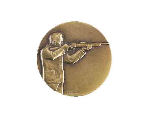 médaille 50mm tir
medal 50mm shooting